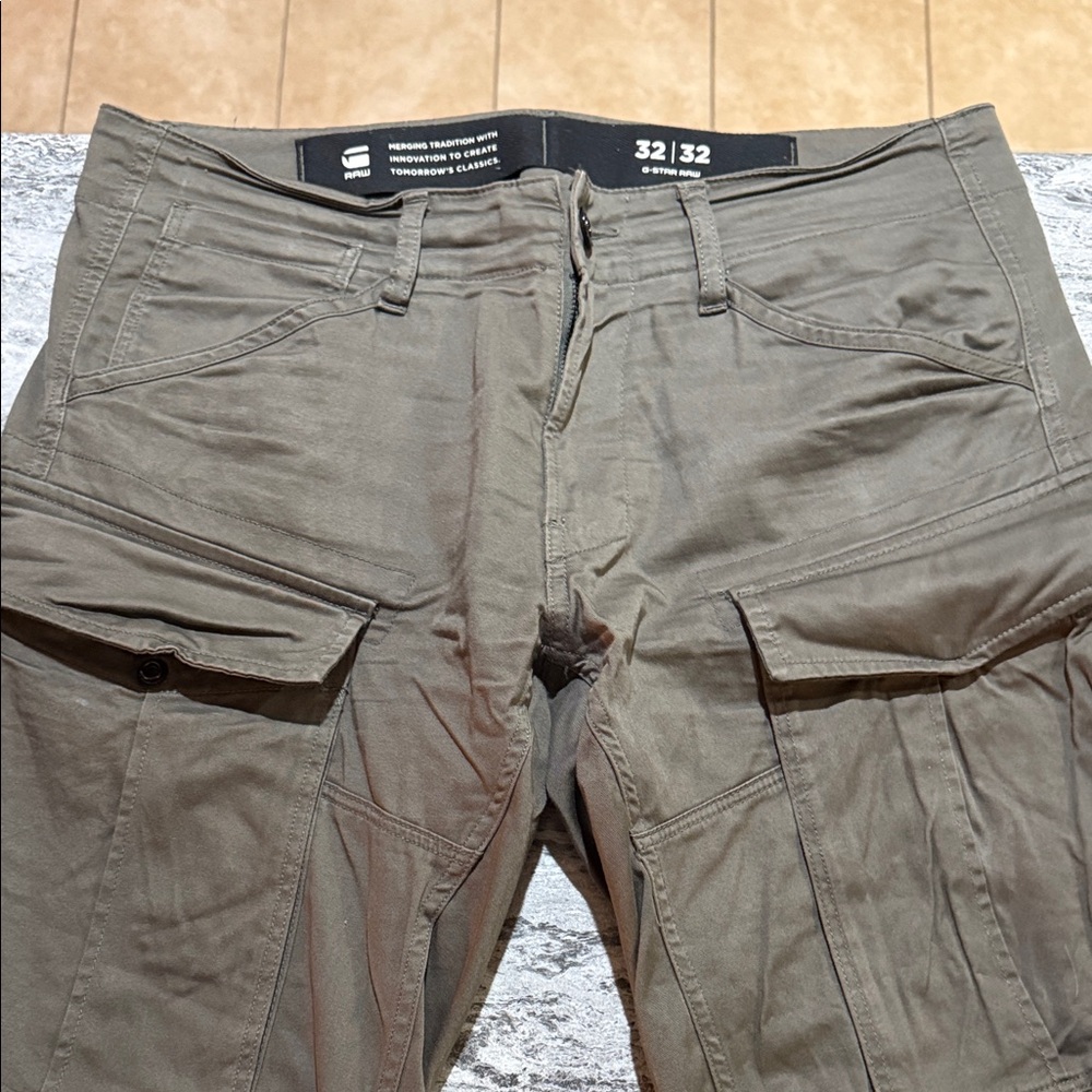 G-Star Men's Rovic Tapered Cargo Pants - Khaki